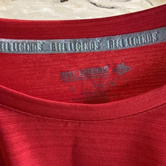 Lot of 2 Reel Legends Classic Red Shirt and Blue Shirt - Picture 2 of 6